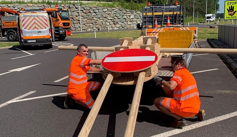 New challenge from the Austrian Competence Centre - Timber offensive for Austrian motorways